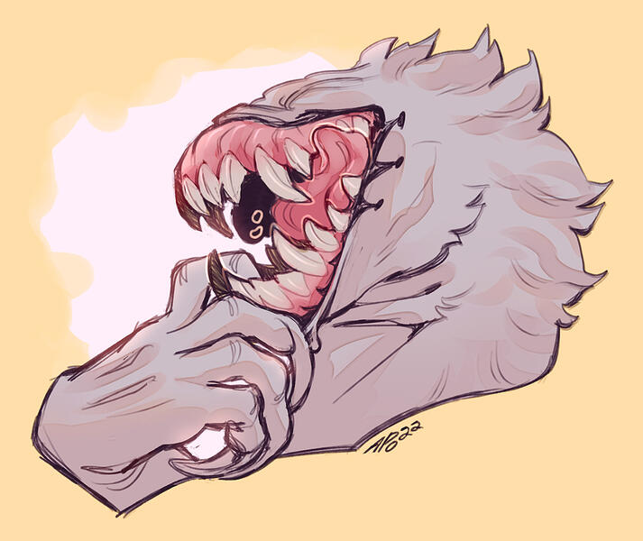 bust sketch with color and light shading // "Sona", @vargurvargur