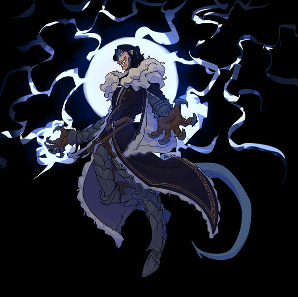 fullbody with color and shading // "Zack", @littleouroboros