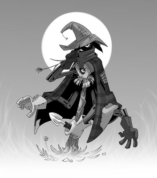 fullbody with greyscale and shading // "Mavis", @MimesWar